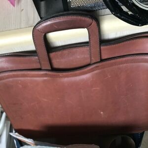 Elegant Heavy Finely Crafted Leather Laptop Bag Professional Briefcase